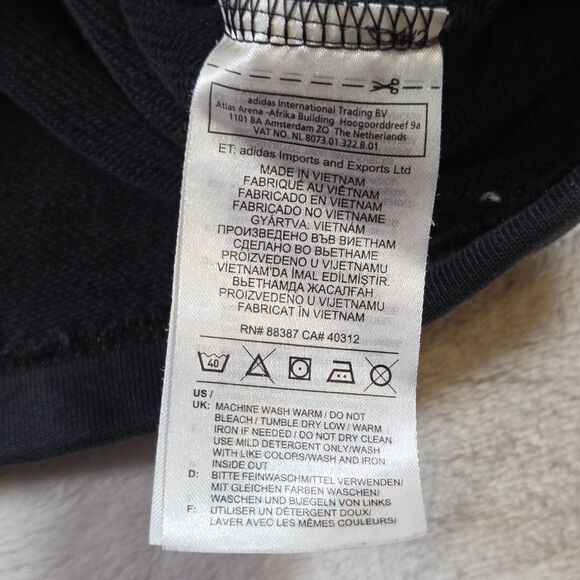 Adidas Originals Womens Adicolor Classics Cropped Hoodie Size S ED7554 Loose Fit - Picture 6 of 10